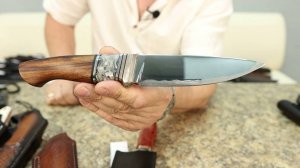 Дорогие авторские ножи. Л. Васильев, О. Алексин, Династия. Распродажа. Выпуск 206.