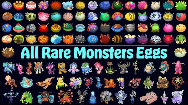 Все Редкие Монстры в My Singing Monsters (Мои Поющие Монстры)
