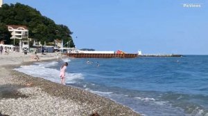 Небуг Туапсинский район сегодня 19 июня 2025. Погода на курорте, какая обстановка на пляже и море