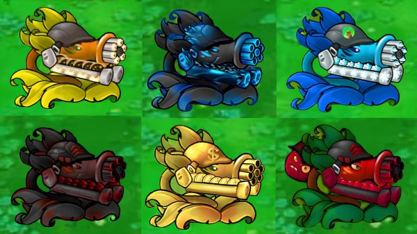 Все Фьюжен ГАТЛИНГИ (Растения) Fusion против всех зомби - PVZ Fusion 2.6 Challenge - Кто победит?