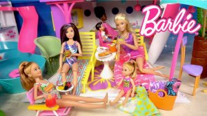 КУКЛЫ БАРБИ ОТДЫХ В БАССЕЙНЕ