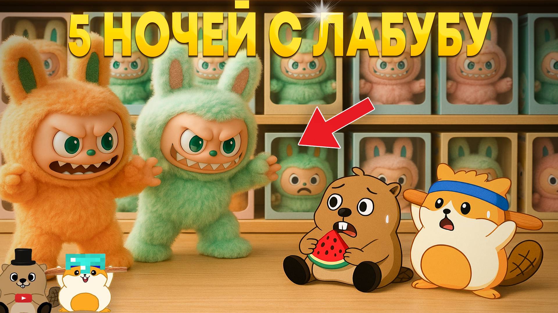 СТРАННЫЕ 5 НОЧЕЙ С ЛАБУБУ! САМАЯ СТРАШНАЯ ИГРА 2025 ГОДА смотреть онлайн