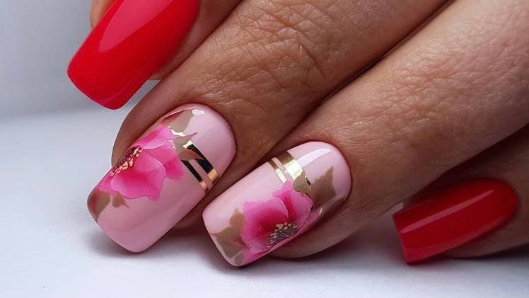 Красивый повседневный маникюр смотреть онлайн