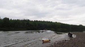 Водомёт Карась + Меркури 15 мультирумпель. р.Вишера 2011г.