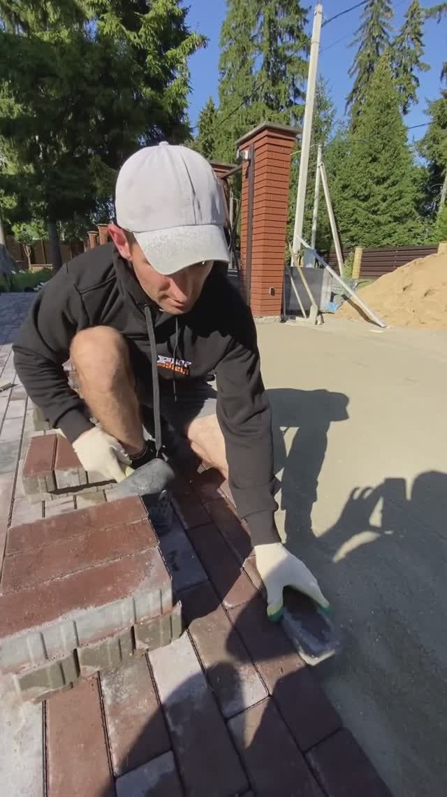 Укладка брусчатки