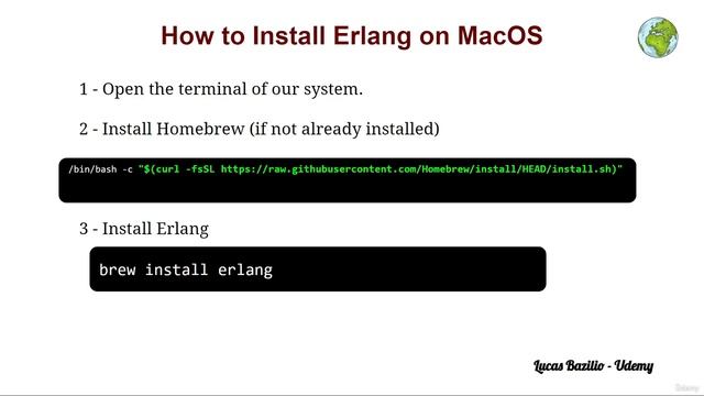 4. Installing Erlang on MacOS