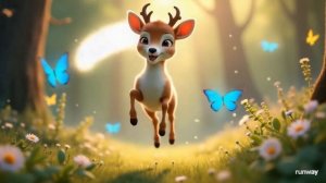 Мультик для детей Как оленёнок нашёл волшебный лес!
