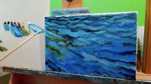 Как рисовать воду,отражение,рябь на воде,блики для начинающих|how to draw water #art