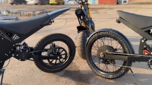 12 кВт электропитбайк, электромопед и электроскутер. Центральный мотор против мотор-колес.