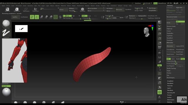 10. Abdomen Armor Modelling смотреть онлайн