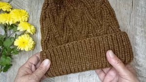 ЗЕРКАЛЬНЫЙ НАБОР ПЕТЕЛЬ для шапок с отворотом.