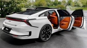 Новый KIA K8 2025 года — звук, интерьер и экстерьер