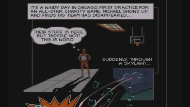 Super Nintendo (Snes) 16-bit Michael Jordan - Chaos in the Windy City Battle with Bosses