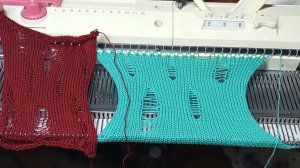 Рвань на вязальной машине.