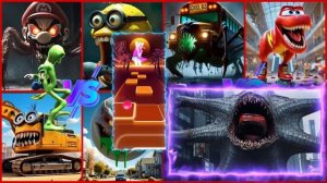 8 Монстров, выполняющих задание - Вращающееся колесо 6