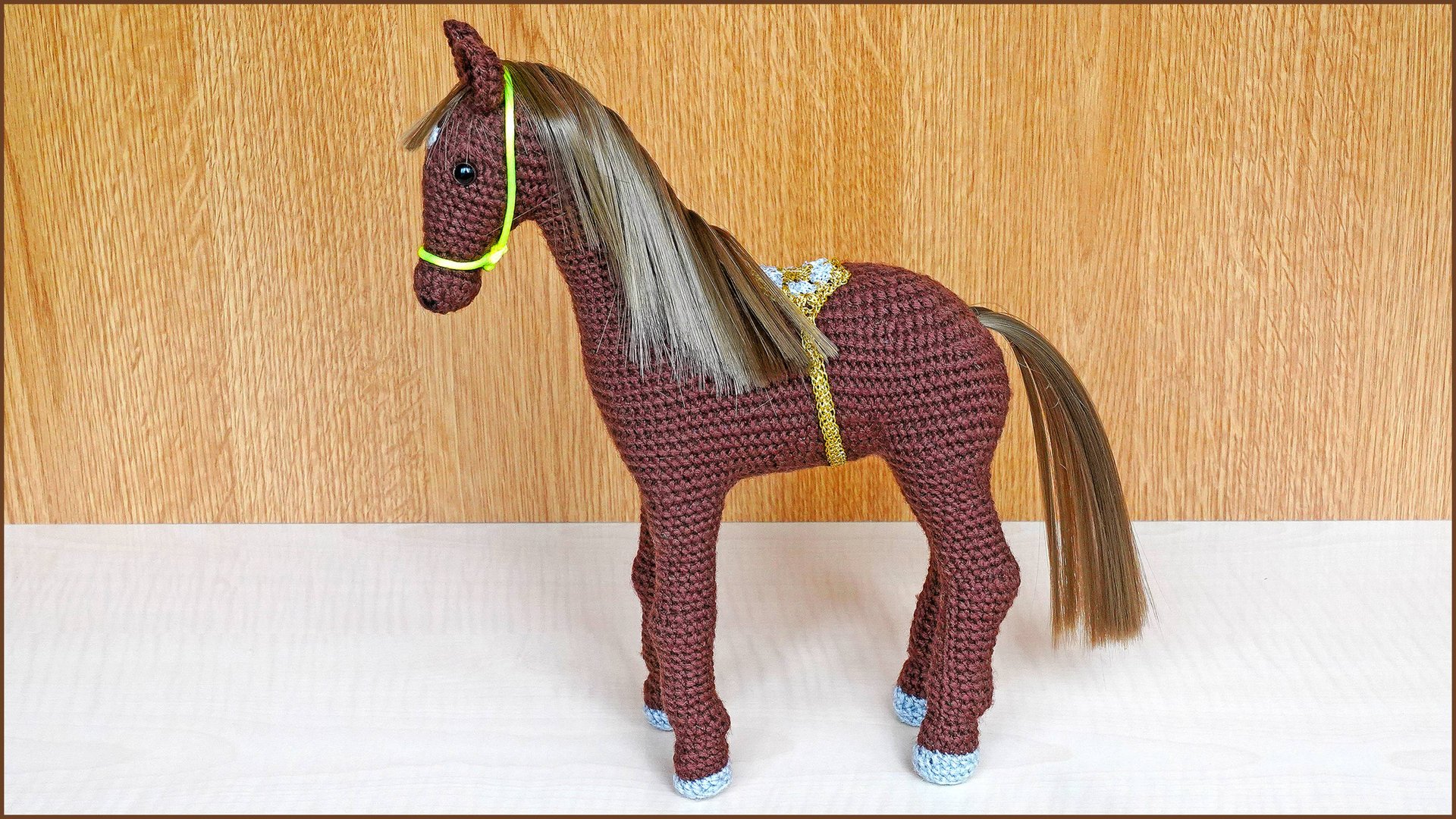 Лошадь крючком. Вязание крючком лошади. Часть 5.