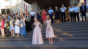 Песня выпускников "Последняя поэма" - Игошкина Ирина и Баткаева Азалия (2022)