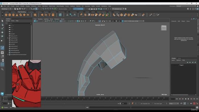 8. Neck Armor Modelling смотреть онлайн