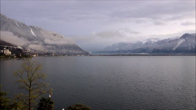 Швейцария. Весенний вечер в Монтрё. смотреть онлайн