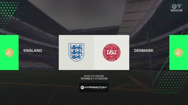 England Vs Denmark 19 Чемпионат Мира 1/8 Финала по версии игры FC 25 на PS5