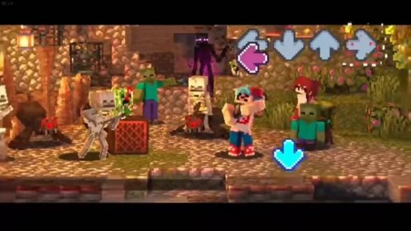 FNF Minecraft mob mod