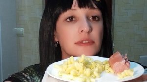 МУКБАН/МАКАРОНЫ С СЫРОМ САРДЭЛЬКИ