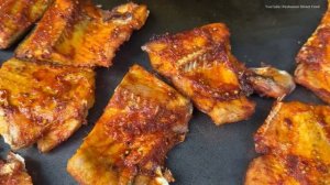 Самая дешевая придорожная уличная еда "Пешавари Тава Фиш Фрай".