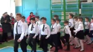3 класс. Смотр строевой песни. 2016год