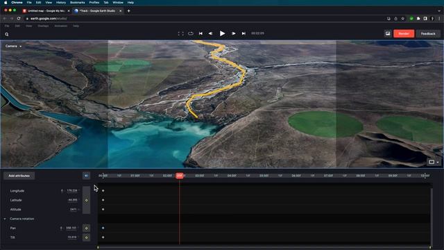 Create DYNAMIC 3D Routes _ Google Earth Studio + After Effects 2023 смотреть онлайн