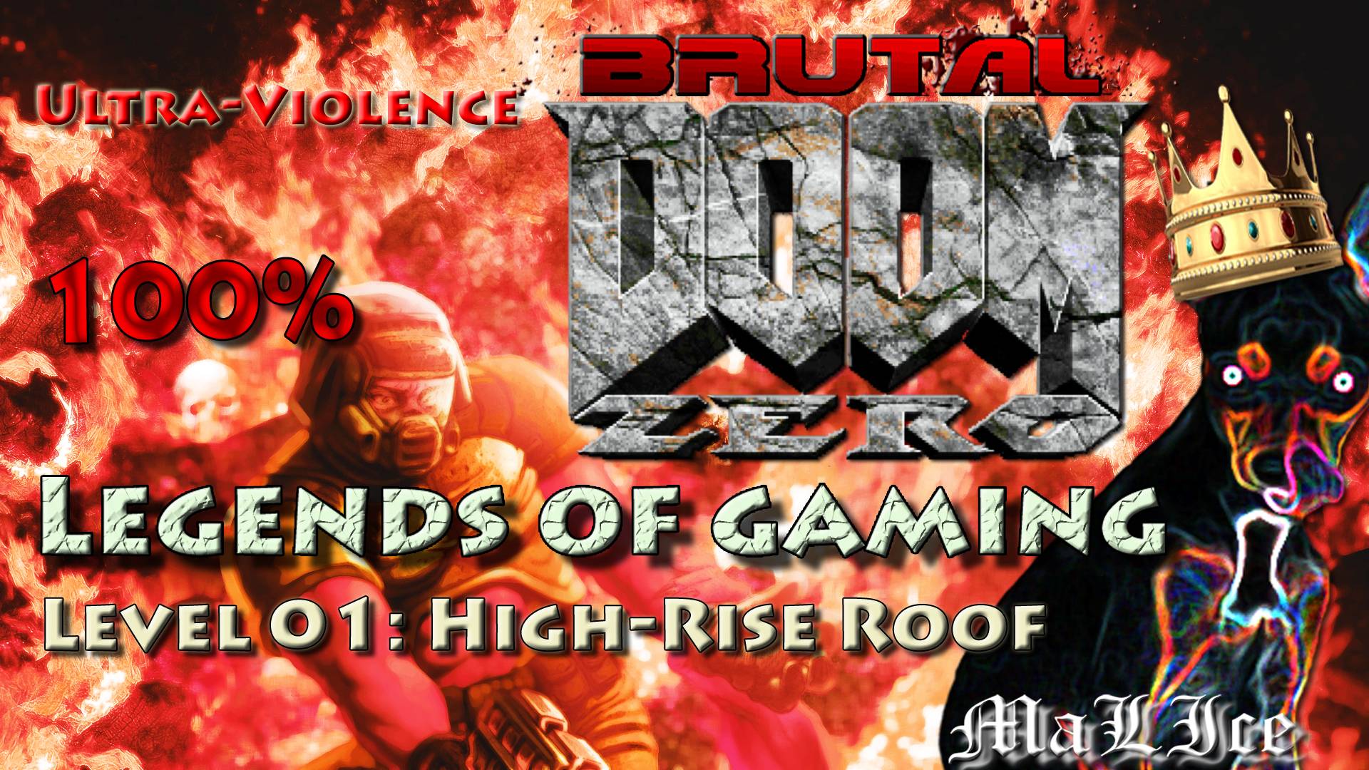 Brutal Doom Zero - Level 01: High-Rise Roof