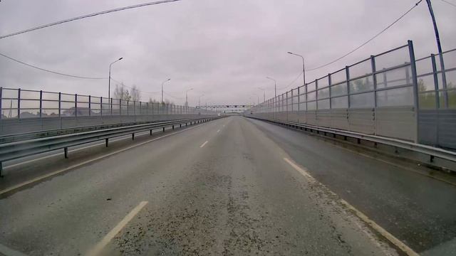 Посёлок Боровский с высоты колёс: полный проезд по улицам