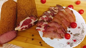 Бастурма. Часть 2. Процесс натирки и вяления мяса