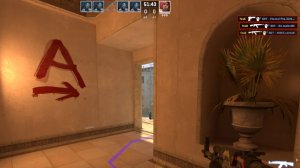 тренирую позиционку прицела на карте мираж