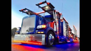 Обзор 2016 Peterbilt 388 самы лучший автовоз в США. Glider kit car hauler