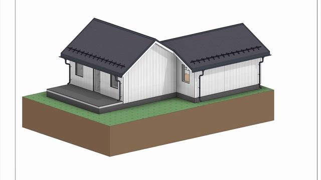 Проект каркасного дома 60 м2. Альбом архитектурных решений смотреть онлайн