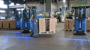 Роботизированная система транспортировки палет