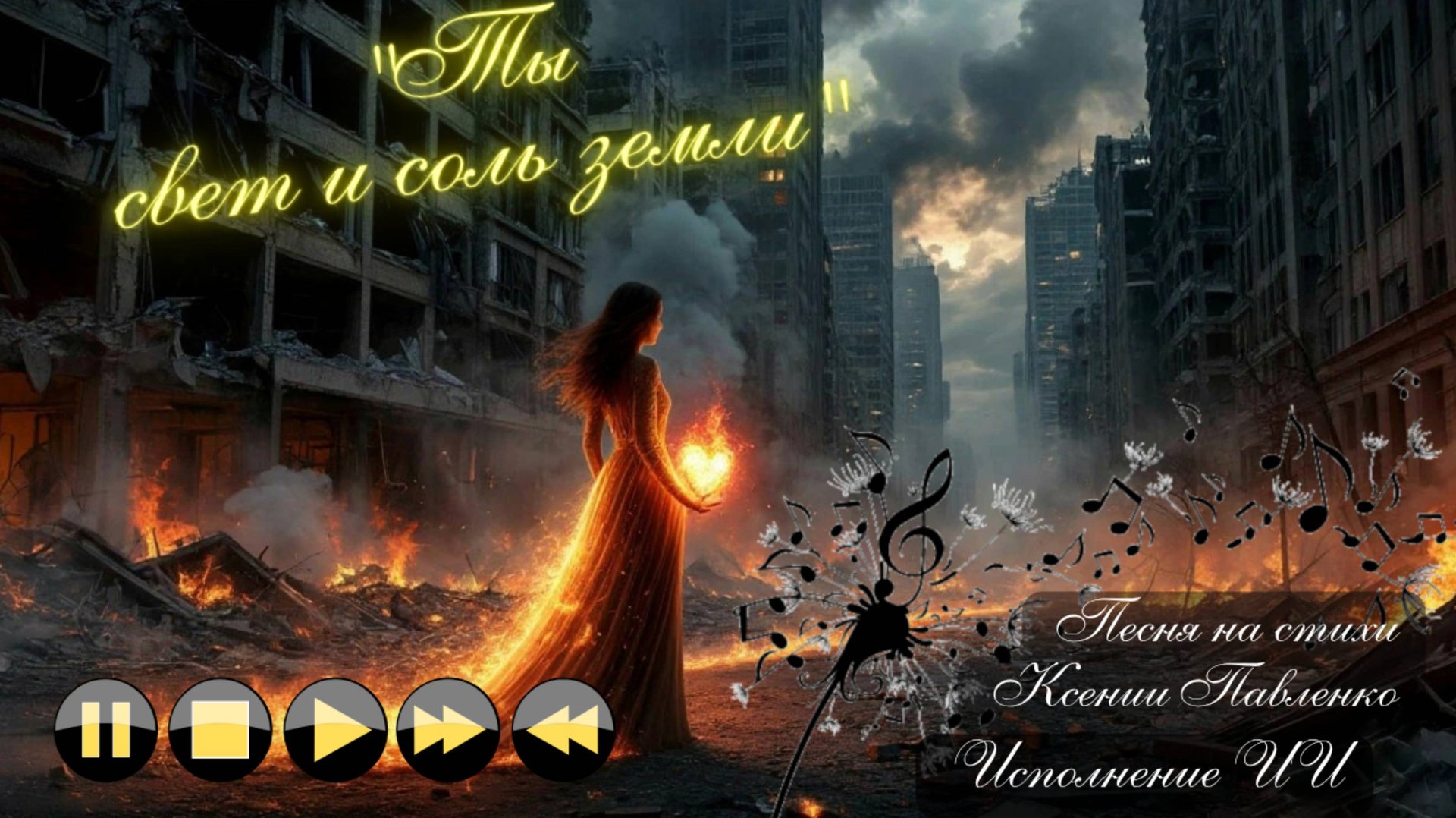 "Ты свет и соль Земли " песня на стихи Ксении Павленко смотреть онлайн