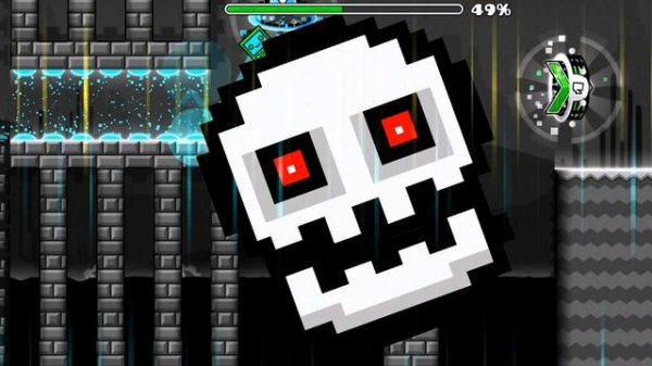 прохождение 1 уровня в geometry Dash SubZero