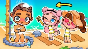 СЕРИАЛ "Avatar World" на TikTok,😍 (ОН ГОЛЫЙ НА ПЛЯЖЕ) ЧАСТЬ 5