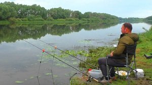 Ловля ЛЕЩА и ПЛОТВЫ на ОКЕ ! Рыбалка на фидер(донку)! Рыбалка в июне 2025!