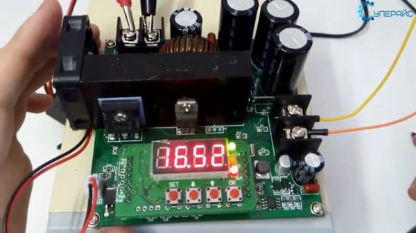 Видеообзор регулируемого повышающего DC-DC преобразователя BST-900W