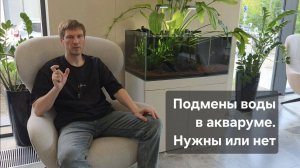 Подмены воды в аквариуме