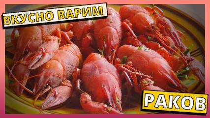 Секрет приготовления раков. Как вкусно и правильно сварить раков. Рецепт приготовления раков.