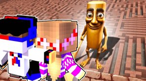 БРЕЙНРОТ В ЛАБИРИНТЕ! УГАР И БЕЗУМИЕ в МАЙНКРАФТ ДЕВУШКА НУБ и ПРО ВИДЕО ТРОЛЛИНГ MINECRAFT