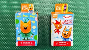 ТРИ КОТА SWEET BOX С ЗОЛОТЫМ КОРЖИКОМ! РАСПАКОВКА И ДЕГУСТАЦИЯ МАРМЕЛАДА!