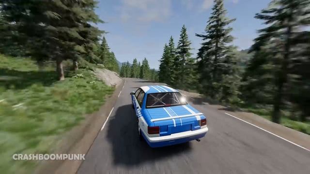 Видео Аварии и провалы в ралли BeamNG Drive | CrashBoomPunk смотреть онлайн