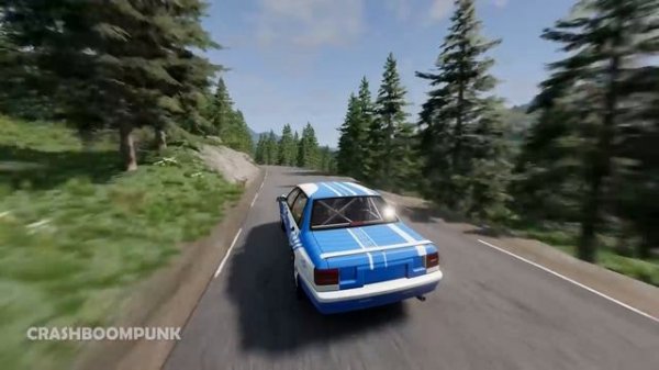Видео Аварии и провалы в ралли BeamNG Drive | CrashBoomPunk