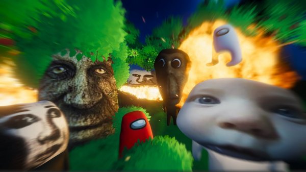 создаю ХОРРОР ИГРУ С МЕМАМИ (#1)