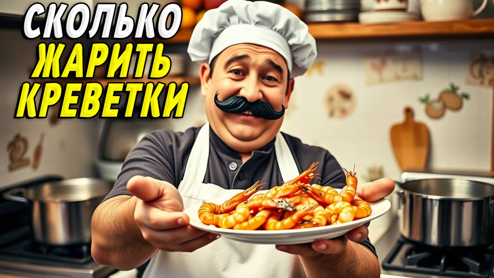 Сколько жарить креветки смотреть онлайн