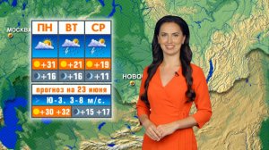 Прогноз погоды на 23 июня в Новосибирске